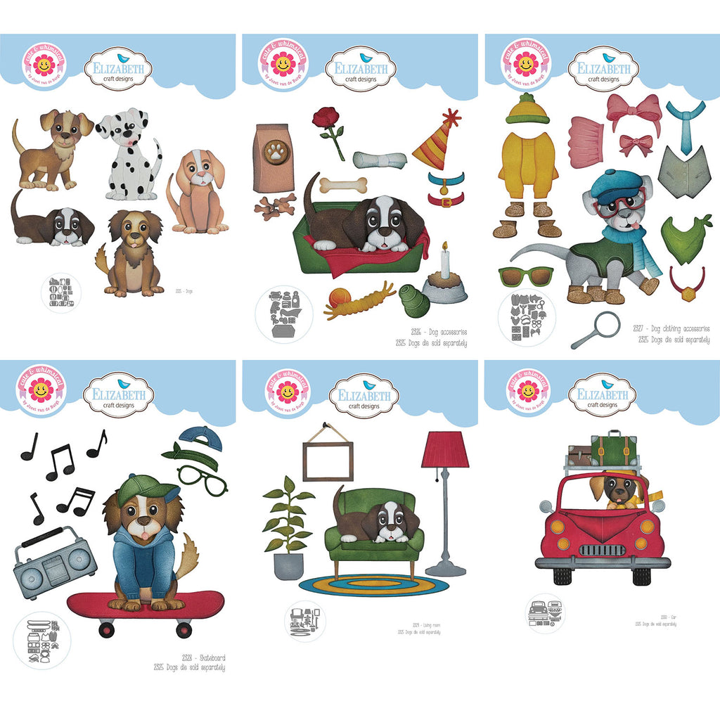 Elizabeth Craft Designs Dog Days Die Bundle
