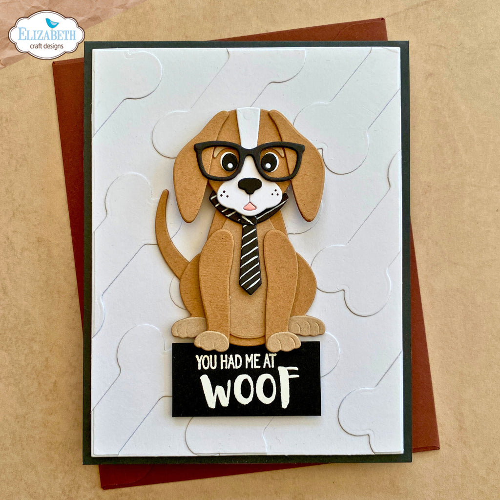 Elizabeth Craft Designs Dogs Dies 2325 woof