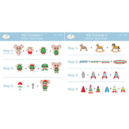 Elizabeth Craft Designs Elf Dies 2388 assembly guide