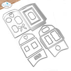 Elizabeth Craft Designs Envelopes and Paper Sack Dies 2301 pieces