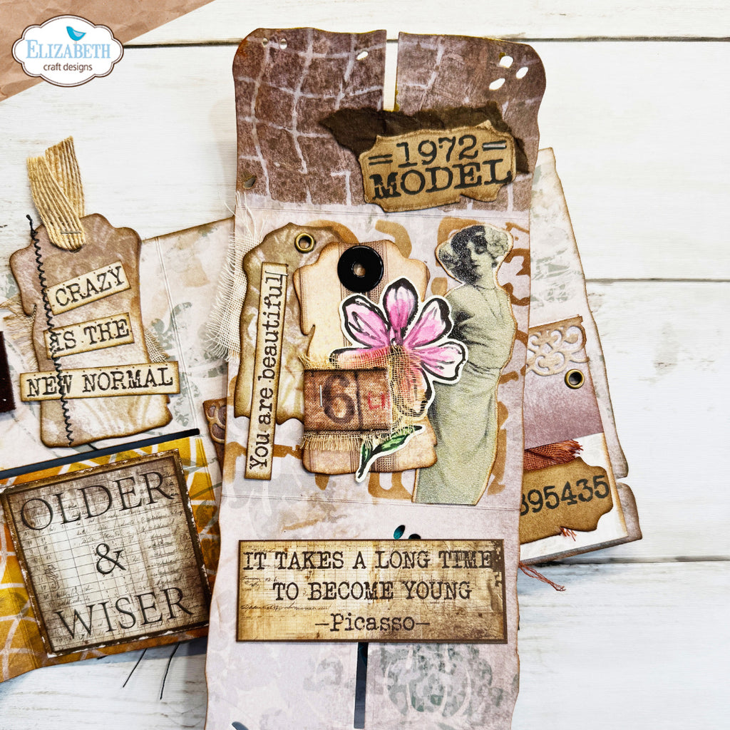 Elizabeth Craft Designs Ephemera Pocket Dies 2322 model