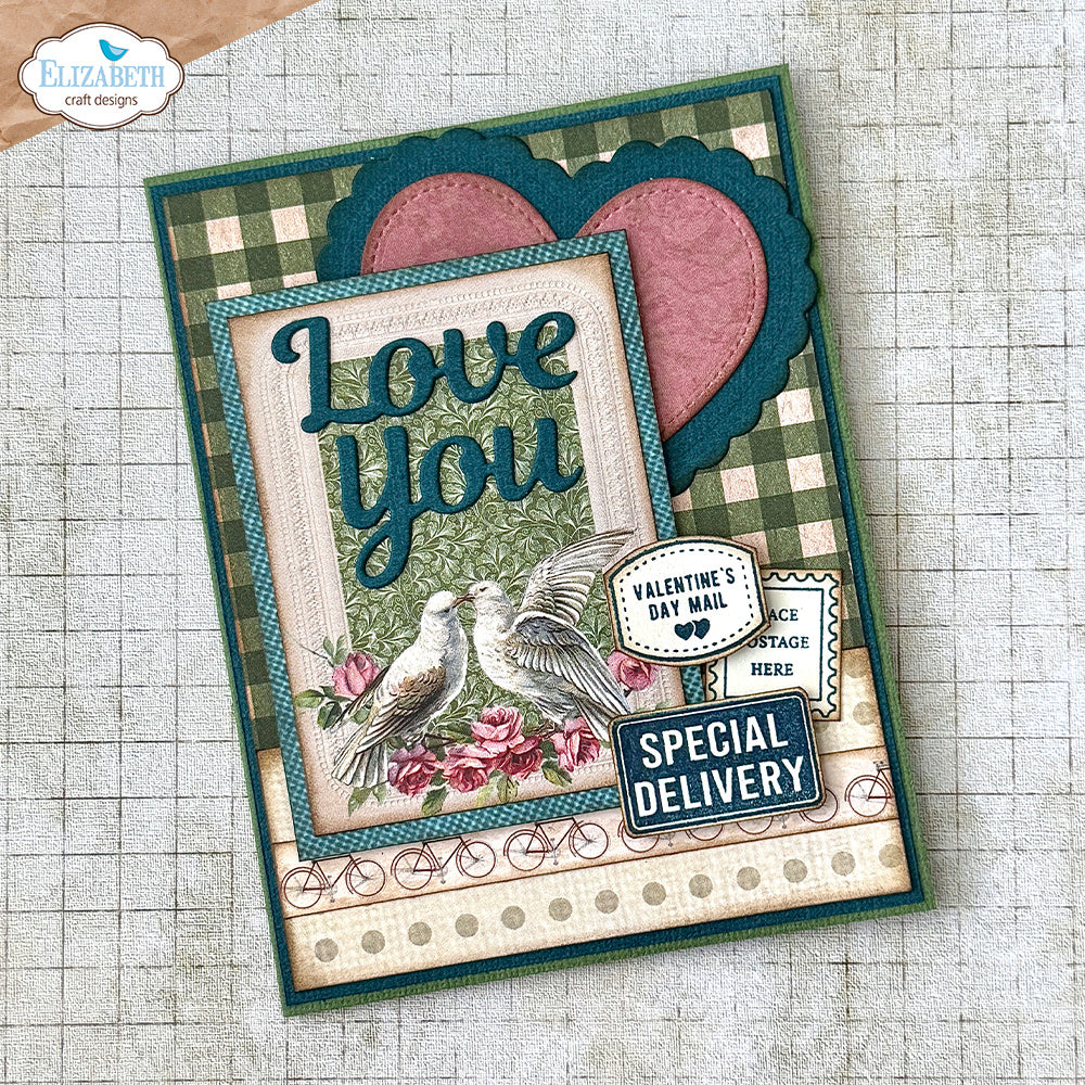 Elizabeth Craft Designs Everyday Big Words Dies 2305 love you