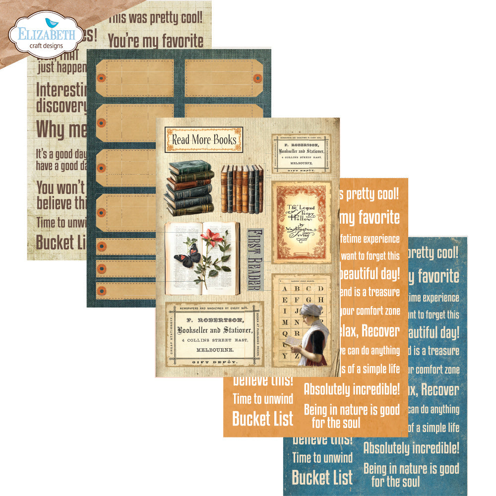 Elizabeth Craft Designs Everyday Ephemera 2 ps03 books
