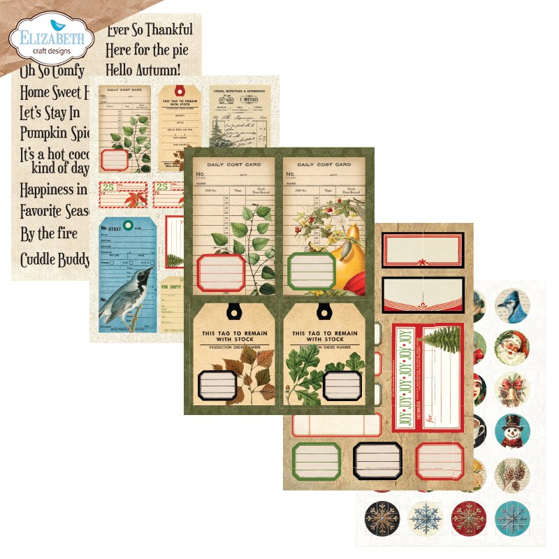Elizabeth Craft Designs Everyday Ephemera 3 ps05 birds