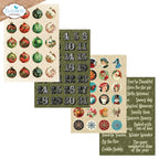 Elizabeth Craft Designs Everyday Ephemera 3 ps05 ornaments