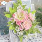 Elizabeth Craft Designs Fern and Greenery Dies 2308 celebrate