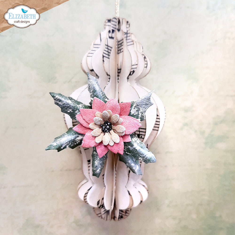 Elizabeth Craft Designs Festive Ornaments Dies 2276 leaves