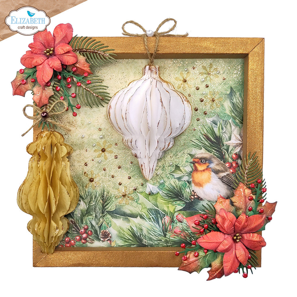 Elizabeth Craft Designs Festive Ornaments Dies 2276 ornament