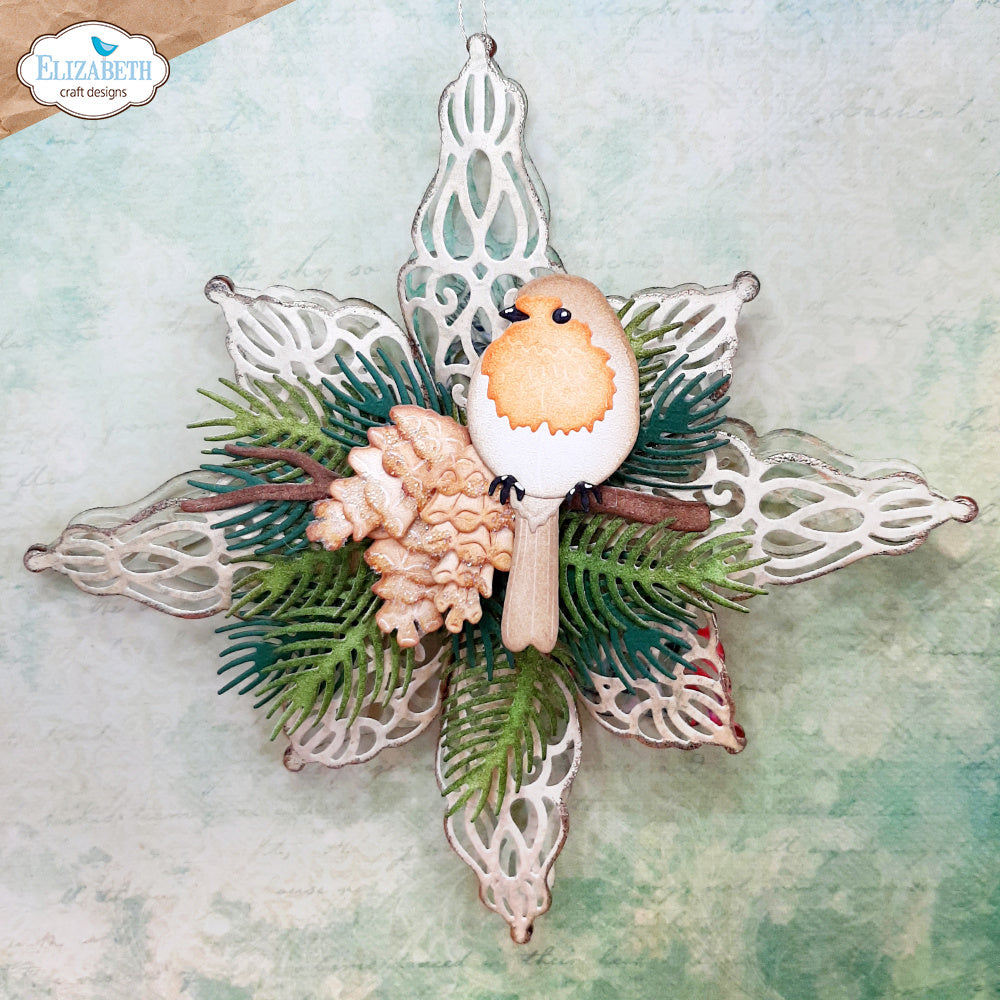 Elizabeth Craft Designs Festive Star Dies 2273 star
