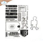 Elizabeth Craft Designs Field Notes Stamp and Die Set csd394