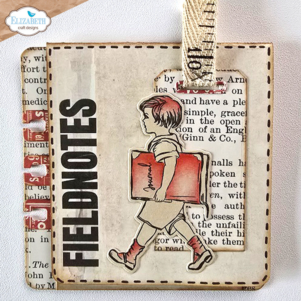 Elizabeth Craft Designs Field Notes Stamp and Die Set csd394 journal