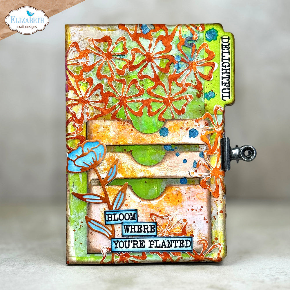 Elizabeth Craft Designs Floral Slots File Folder Dies 2264 delightful