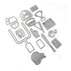 Elizabeth Craft Designs Football and Baseball Accessories Dies 2261 die