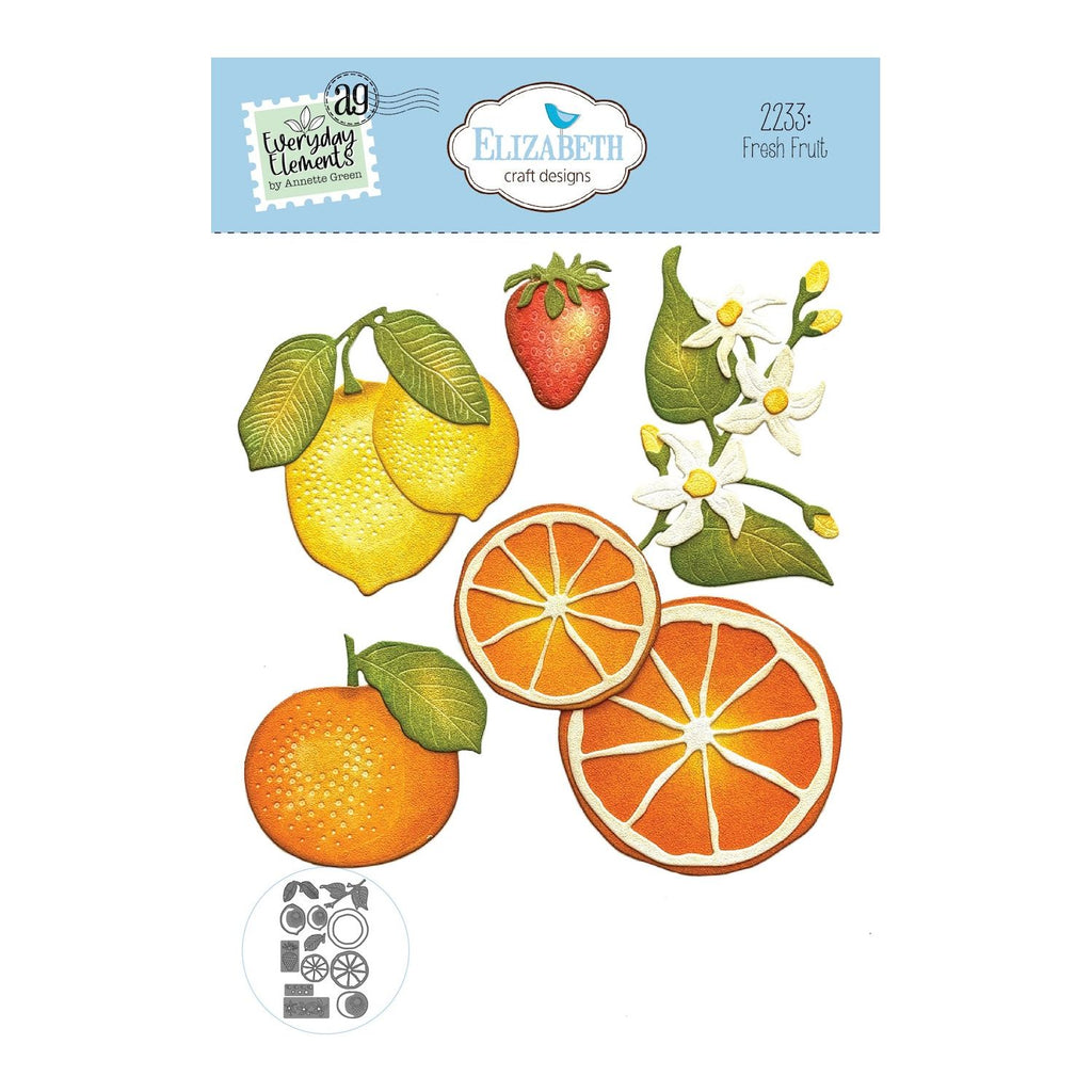 Elizabeth Craft Designs Fresh Fruit Dies 2233