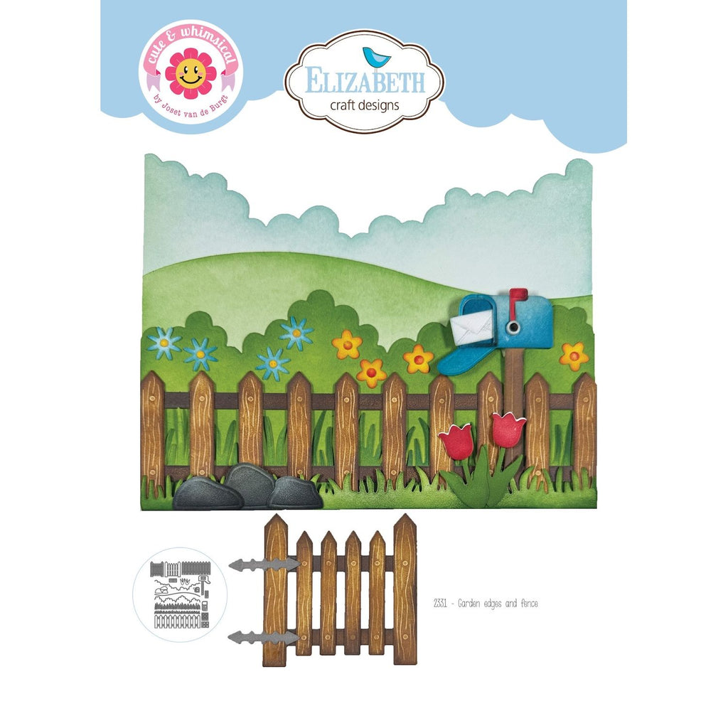 Elizabeth Craft Designs Garden Edges And Fence Dies 2331
