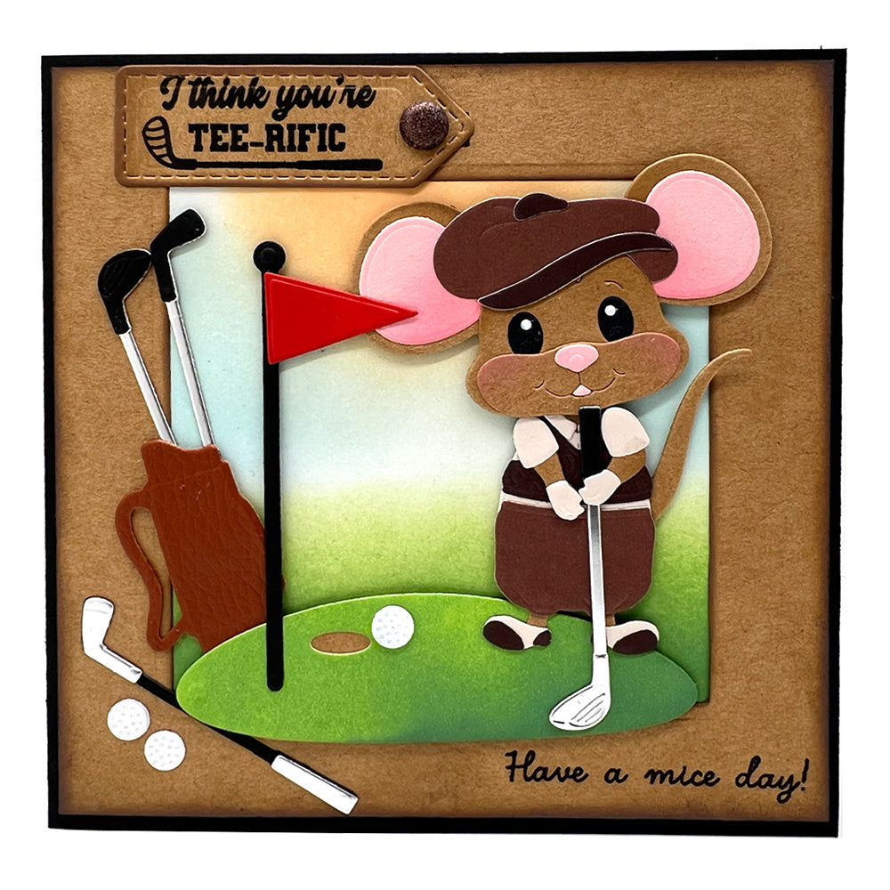 Elizabeth Craft Designs Golf Accessories Dies 2260 golf