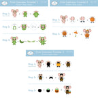 Elizabeth Craft Designs Halloween Costumes Cute Dies 2384 assembly guide