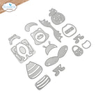 Elizabeth Craft Designs Halloween Costumes Cute Dies 2384 line work