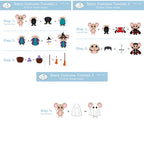 Elizabeth Craft Designs Halloween Costumes Scary Dies 2385 assembly guide