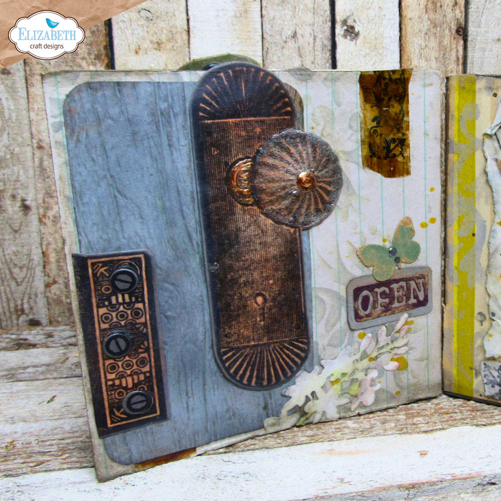 Elizabeth Craft Designs Hinged Stamp and Die Set csd389 open