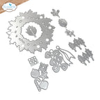 Elizabeth Craft Designs Holiday Wreath Dies 2271 dies