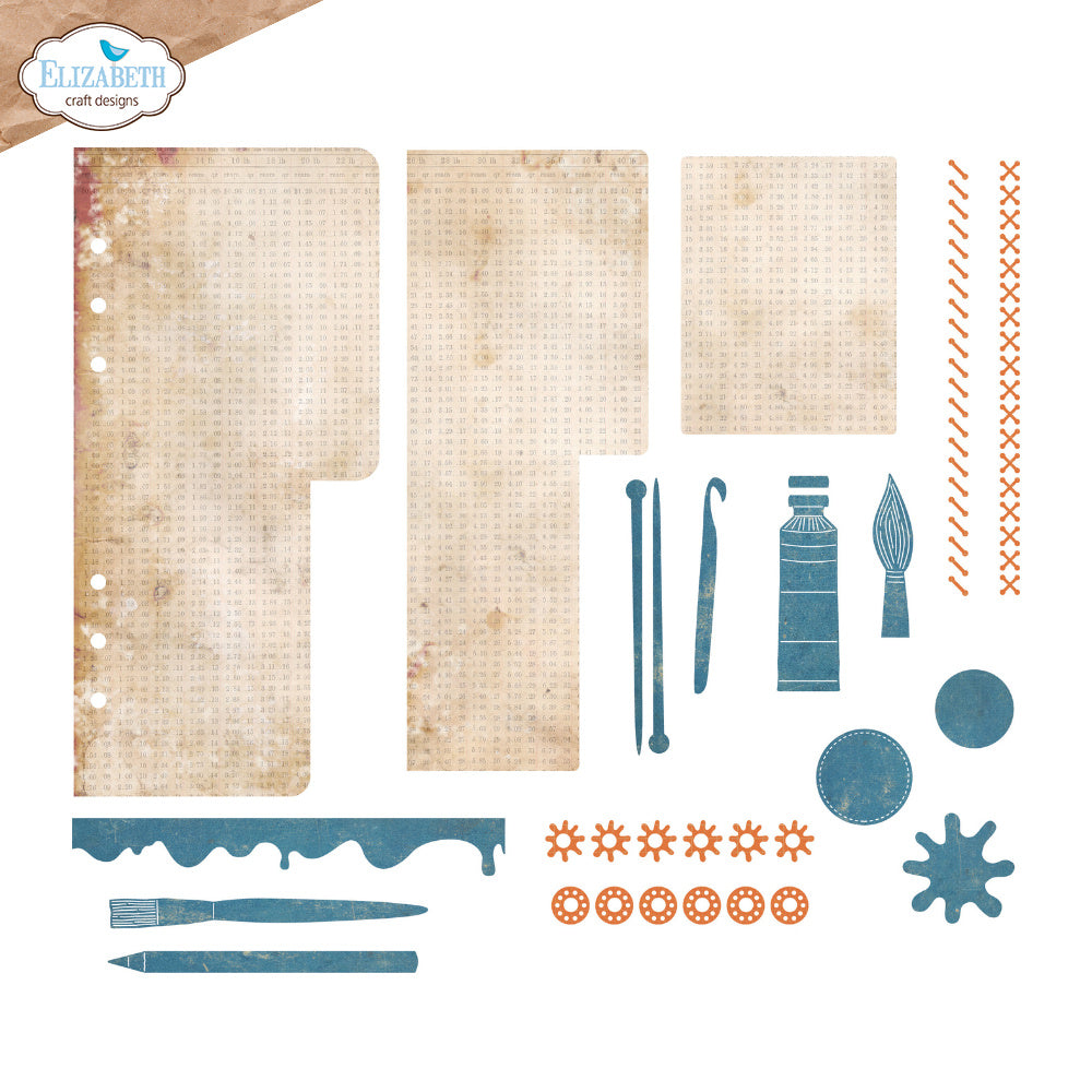 Elizabeth Craft Designs Home Hobbies Dies 2357 paint brush