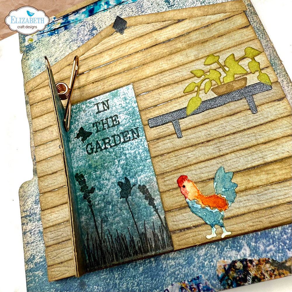 Elizabeth Craft Designs In The Garden Shed Dies 2265 rooster