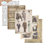 Elizabeth Craft Designs Journal Ephemera 1 Patterned Cardstock ps01 youth