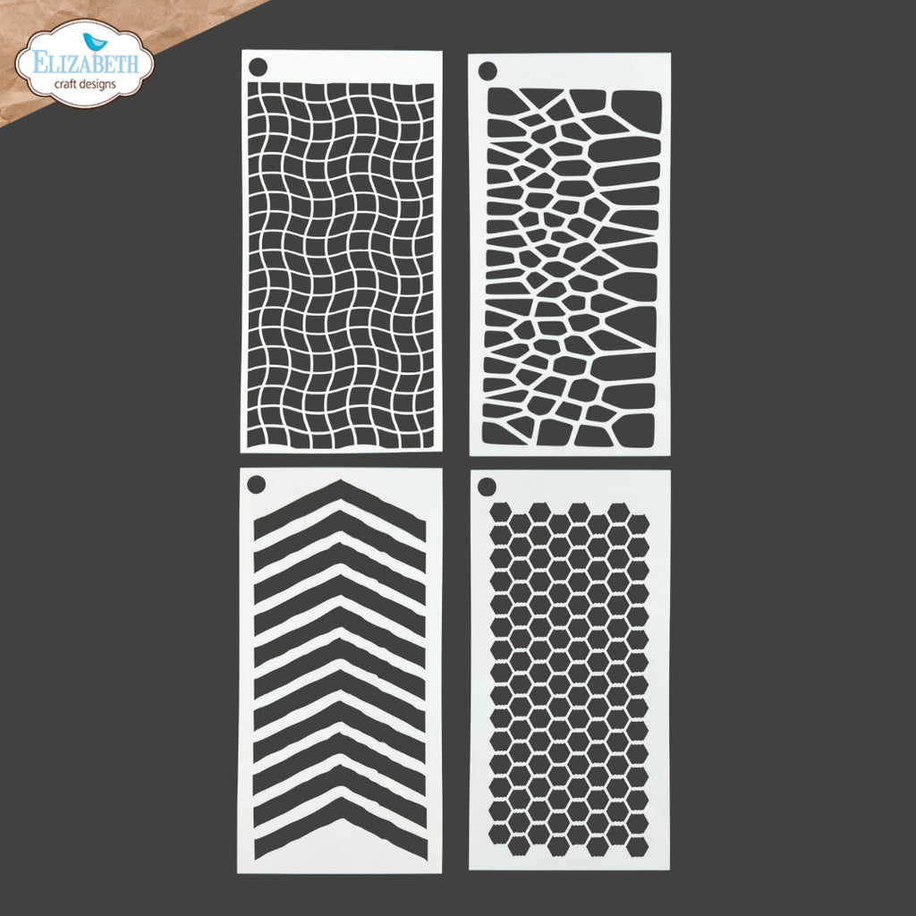 Elizabeth Craft Designs Journal Stencils 10 s059 journal