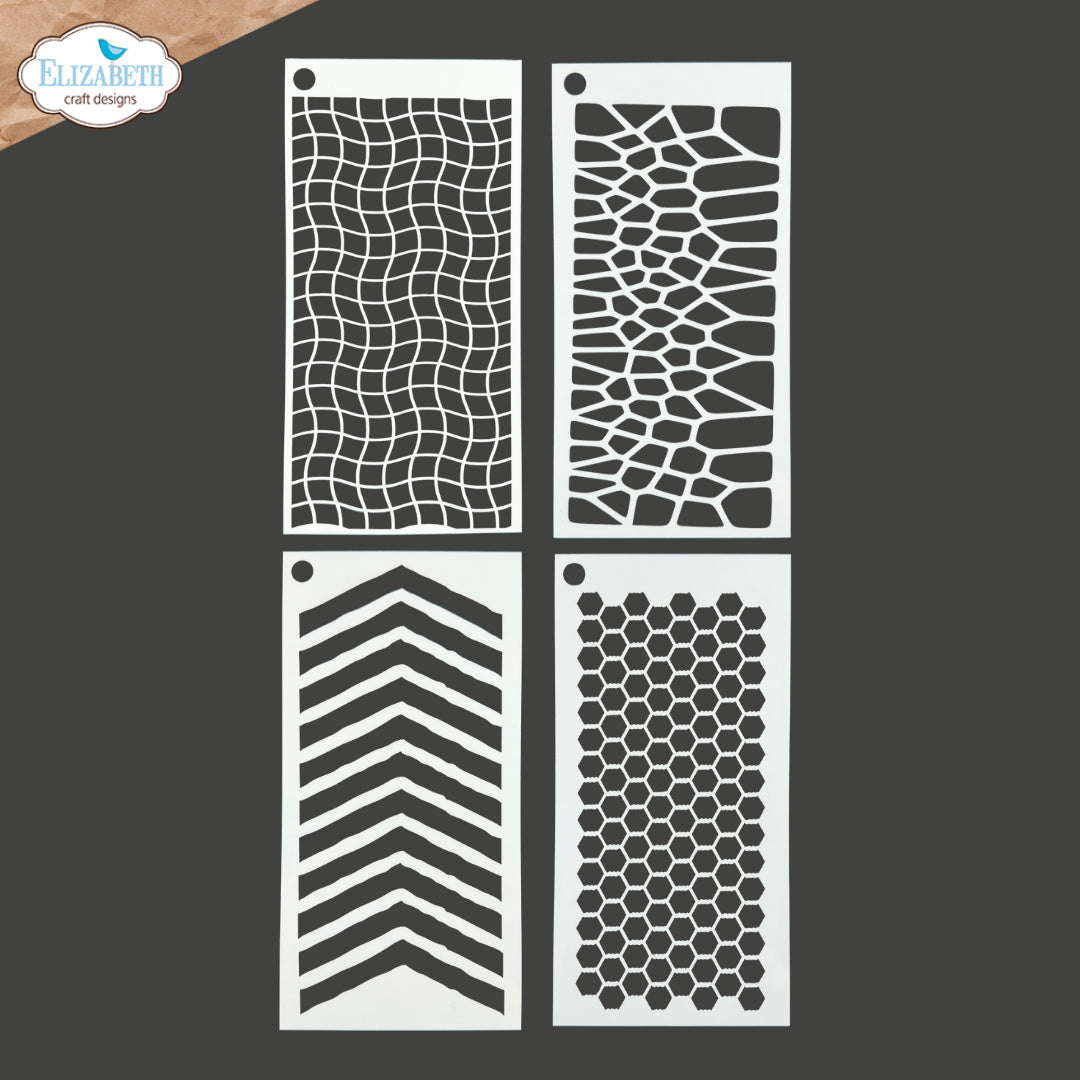 Elizabeth Craft Designs Journal Stencils 10 s059 journal