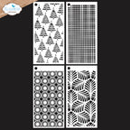 Elizabeth Craft Designs Journal Stencils 9 s058

