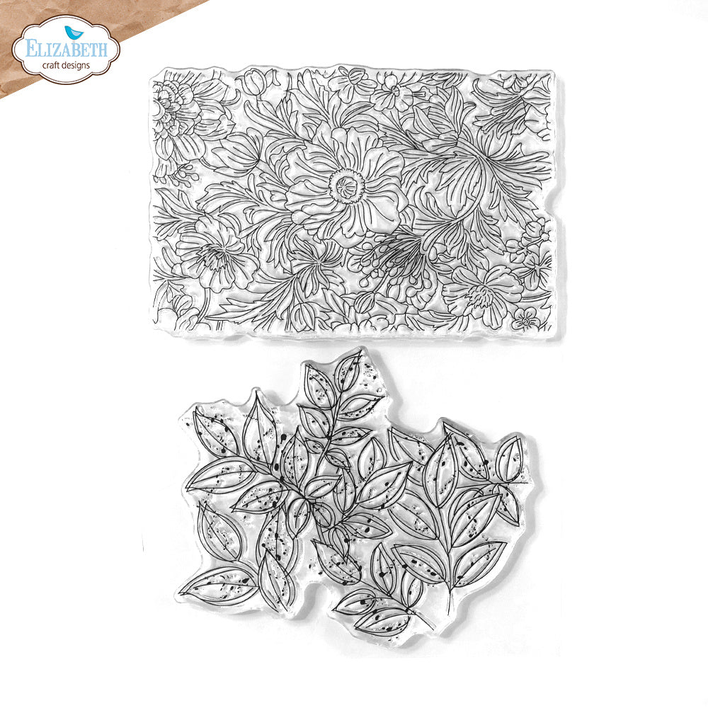 Elizabeth Craft Designs Large Nature Stamp Clear Stamps cs404