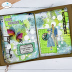 Elizabeth Craft Designs Layers of Time Rub Ons ro001 man and woman just breathe journal