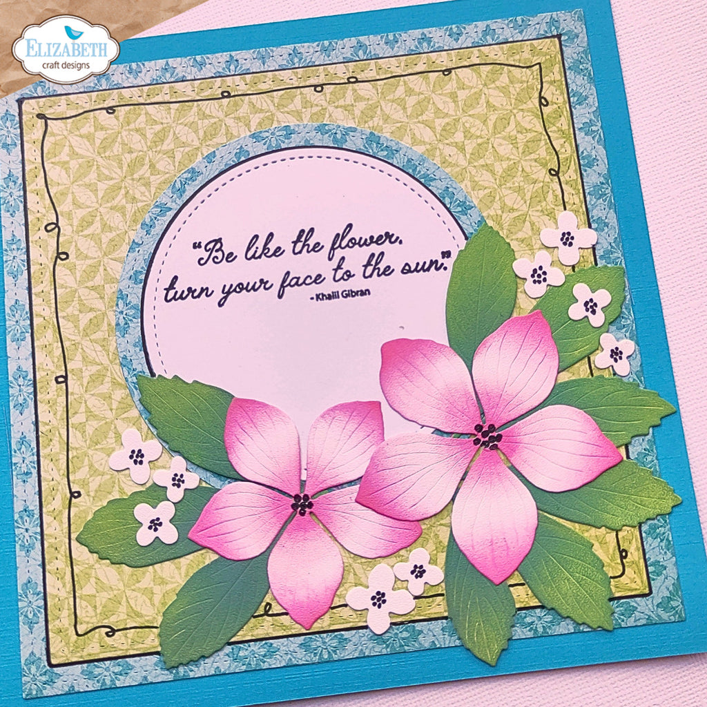 Elizabeth Craft Designs Lenten Rose Dies 2347 face the sun