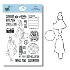 Elizabeth Craft Designs Let's Go! Stamp and Die Set csd454