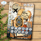 Elizabeth Craft Designs Let's Go! Stamp and Die Set csd454 baggage tag