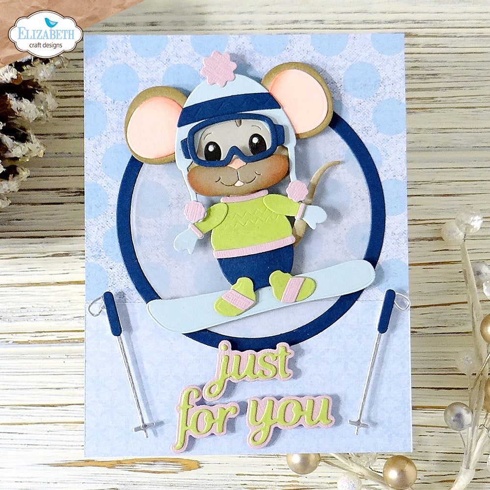 Elizabeth Craft Designs Little Mouse Winter Dies Bundle for you