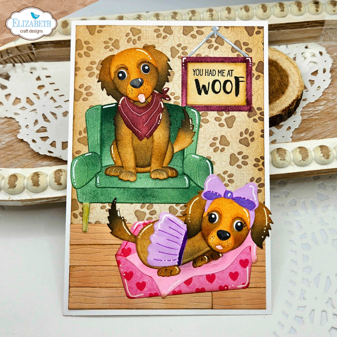Elizabeth Craft Designs Living Room Dies 2329 woof