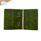 Elizabeth Craft Designs Memory Binder Earthy Green mb001 open