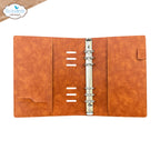 Elizabeth Craft Designs Memory Binder Rusty Brown mb004 open with pockets