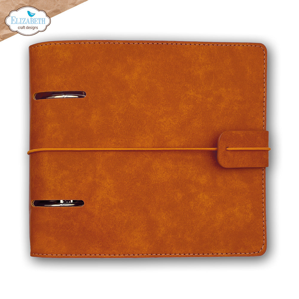 Elizabeth Craft Designs Memory Binder Square Page Rusty Brown mb005