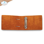 Elizabeth Craft Designs Memory Binder Square Page Rusty Brown mb005 open with pockets