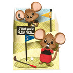 Elizabeth Craft Designs Mouse Sports Accessories Stamps and Dies Bundle golf