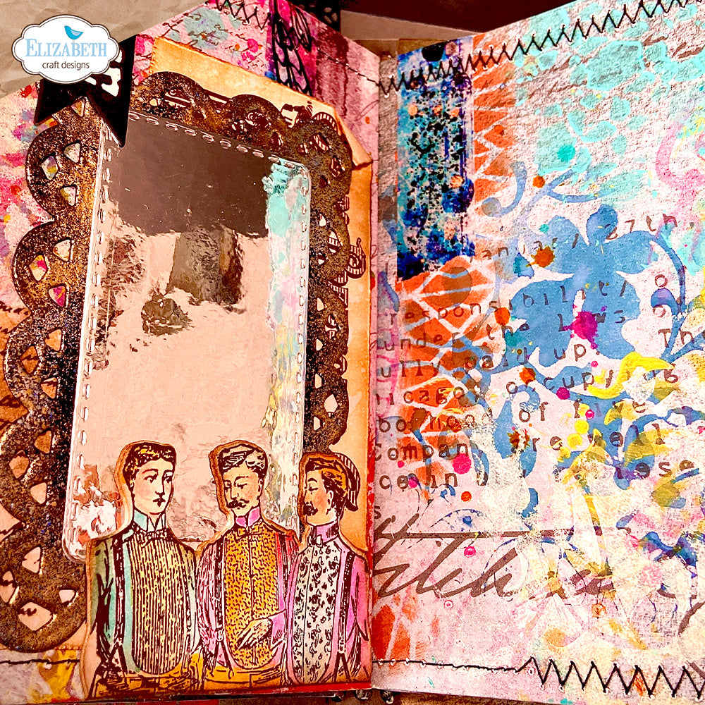 Elizabeth Craft Designs Mr and Mrs Stamp and Die Set csd400 journal