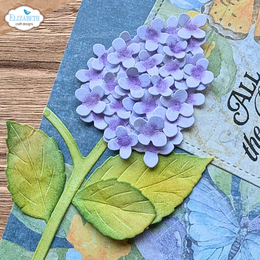 Elizabeth Craft Designs Panicle Hydrangea Dies 2348 flower