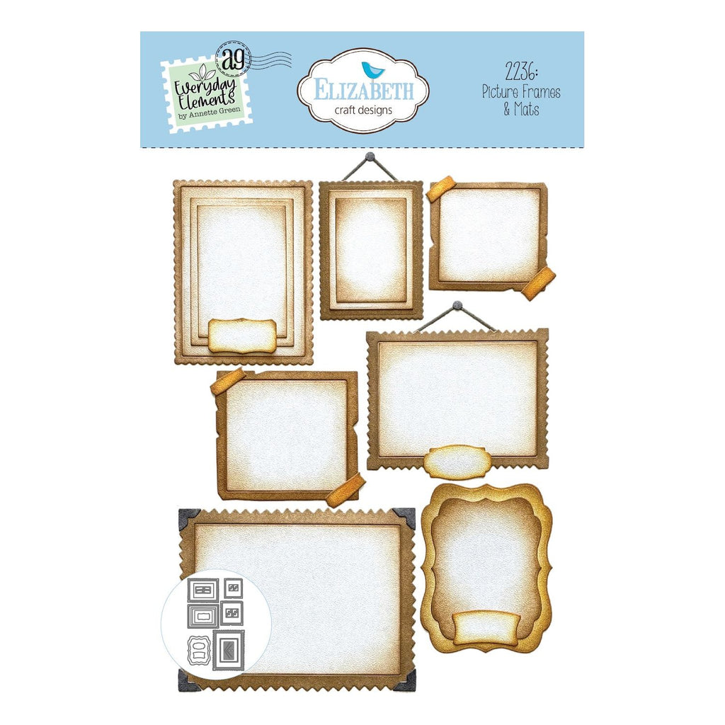 Elizabeth Craft Designs Picture Frames and Mats Dies 2236