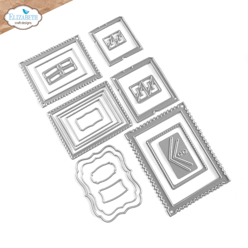 Elizabeth Craft Stamp Photo Frame overlay