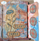 Elizabeth Craft Designs Plant Index Folder Dies 2266 flourish