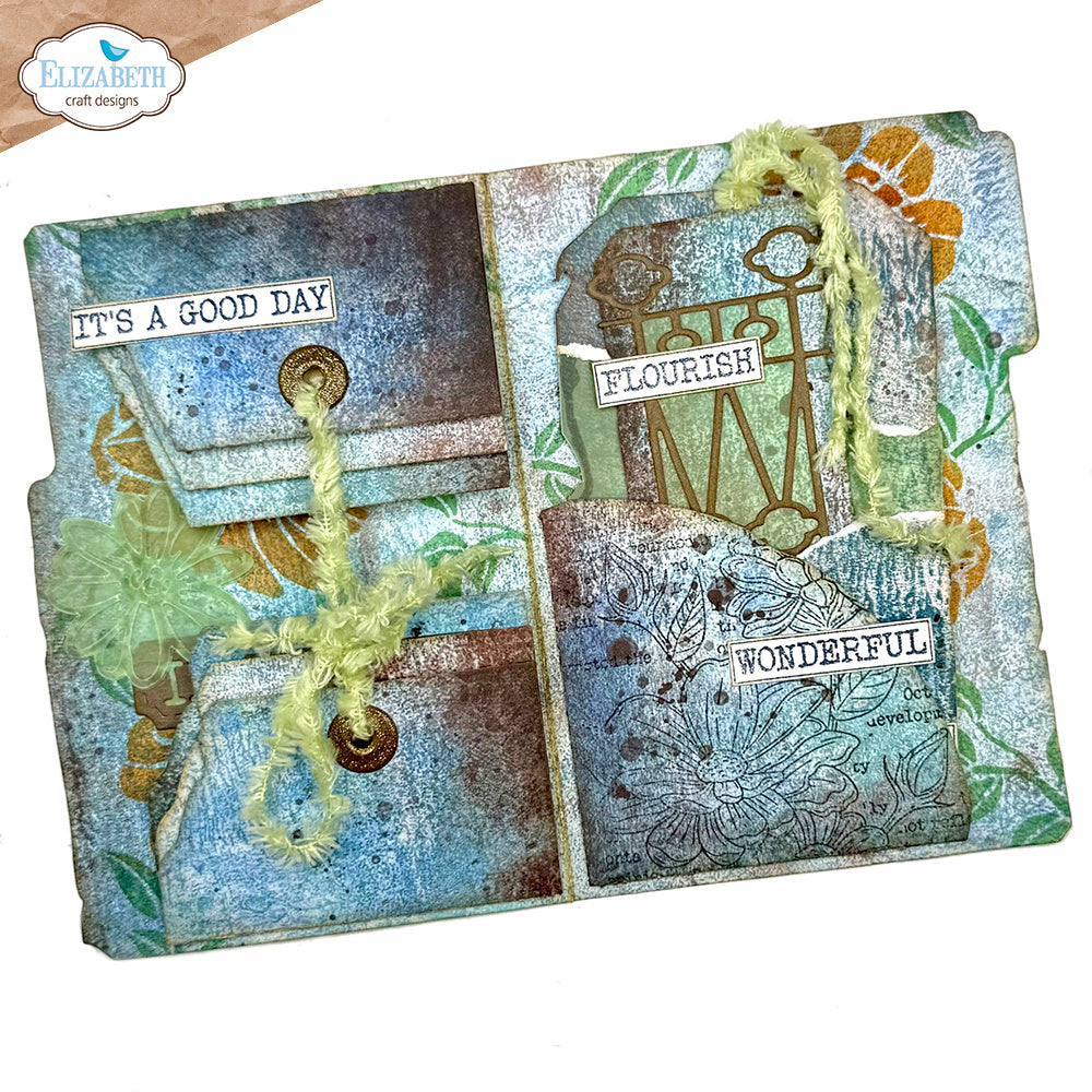 Elizabeth Craft Designs Plant Index Folder Dies 2266 good day