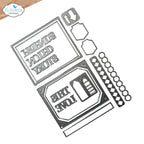 Elizabeth Craft Designs Pocket Page Inserts 3 Dies 2360 outline